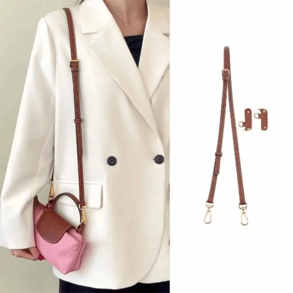 Tracolla di ricambio per borsa in vera pelle Tracolla per borsa a tracolla fatta a mano resistente all'usura Nessun punzonatura Cintura per borsa gratuita