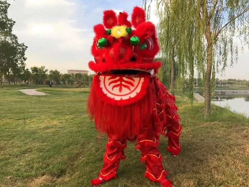 Chineses Lion Dance Costume traditional School party cosplay costume Adult size lion costumes