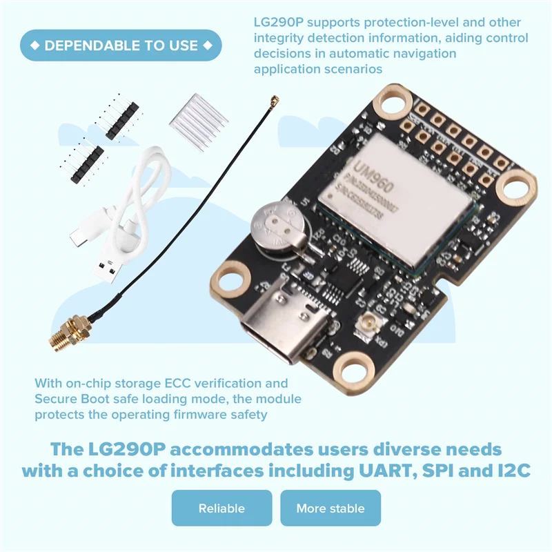 【صفقة فلاش!】لـ GPS L1 L2 L5 Glonass Beidou Galileo NAVIC 20 هرتز وحدة RTK GNSS متعددة الموجات مستوى سم عالي الدقة للتحكم في الطيران #3