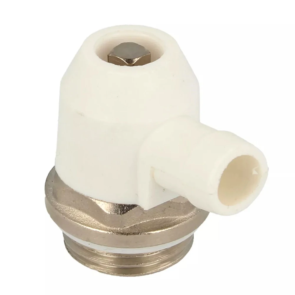 Heating System Repair 1 2 Inch Radiator Vent Valve Corrosion-resistant Easy Operation Efficient Drainage Nickel Plated