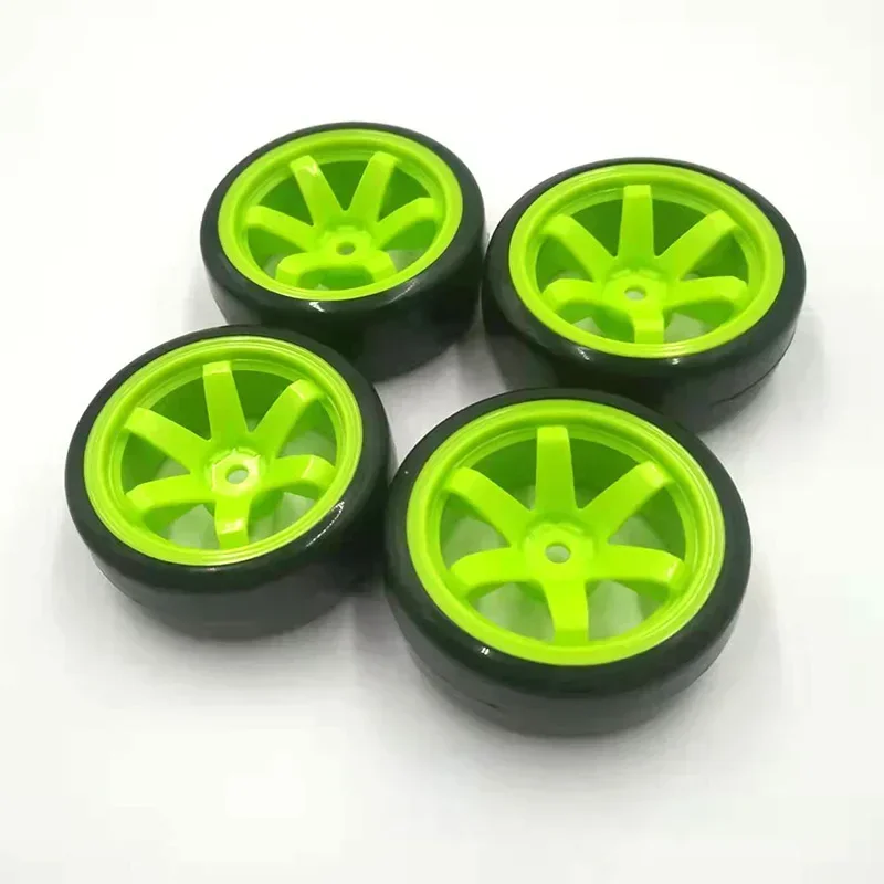 

4Pcs Hard Plastic RC Flat Drift Tire Rims for Trxs HSP Tamiya HPI On-road Car/Wltoys 144001 124018 124019 A959-B