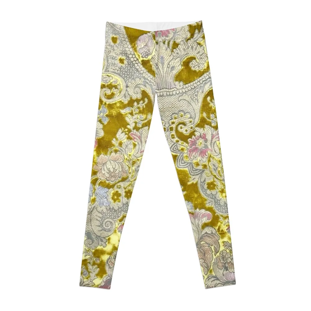 Italian Damask Leggings Women's pants sport legging Womens Leggings