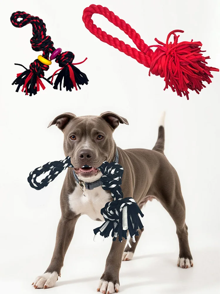 Dog Rope Toys for Large and Medium Aggressive Chewers, Heavy Duty Dog Rope,Dog Chew Toys, Tug of War Dog Toy, Teeth Cleaning