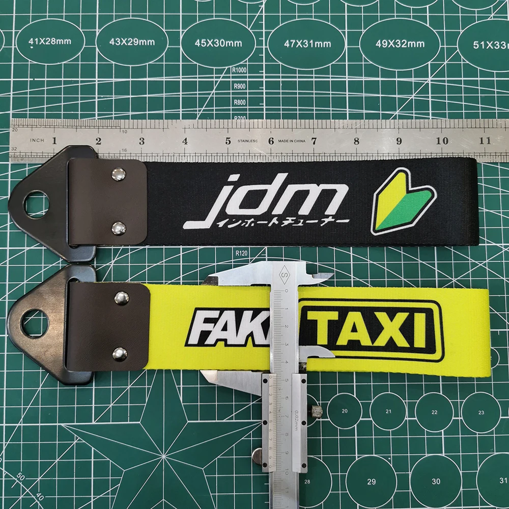 NEW JDM Culture Car Color Pendant Tow Strap Belt Tow Rope Ribbon Auto Accessories Trailer Ropes Bumper Towing Strap FOR NOS HKS