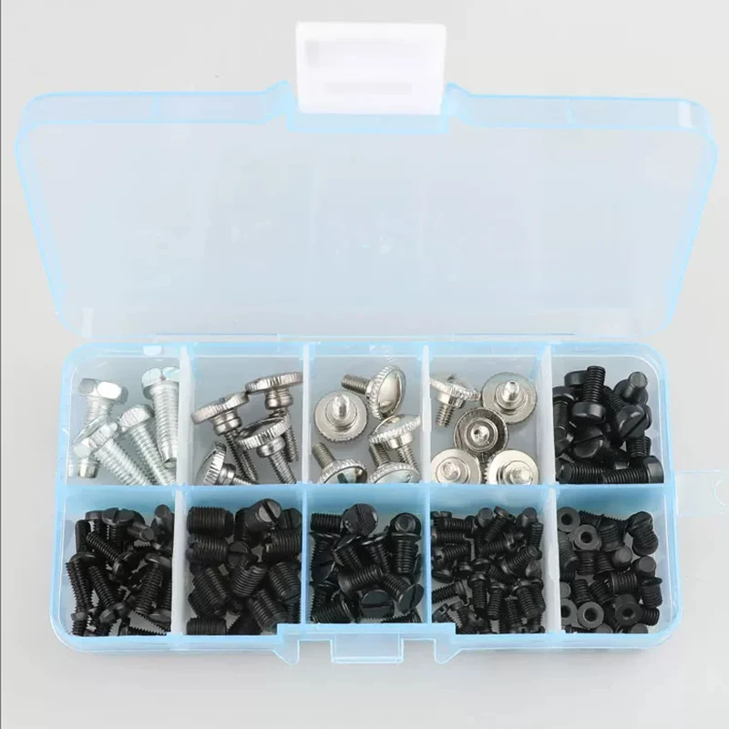 Presser Foot screw/Bidirectional Crank/ Positioning hook/Needle Plate+ Screw Set for Industrial Lockstitch Sewing Machine