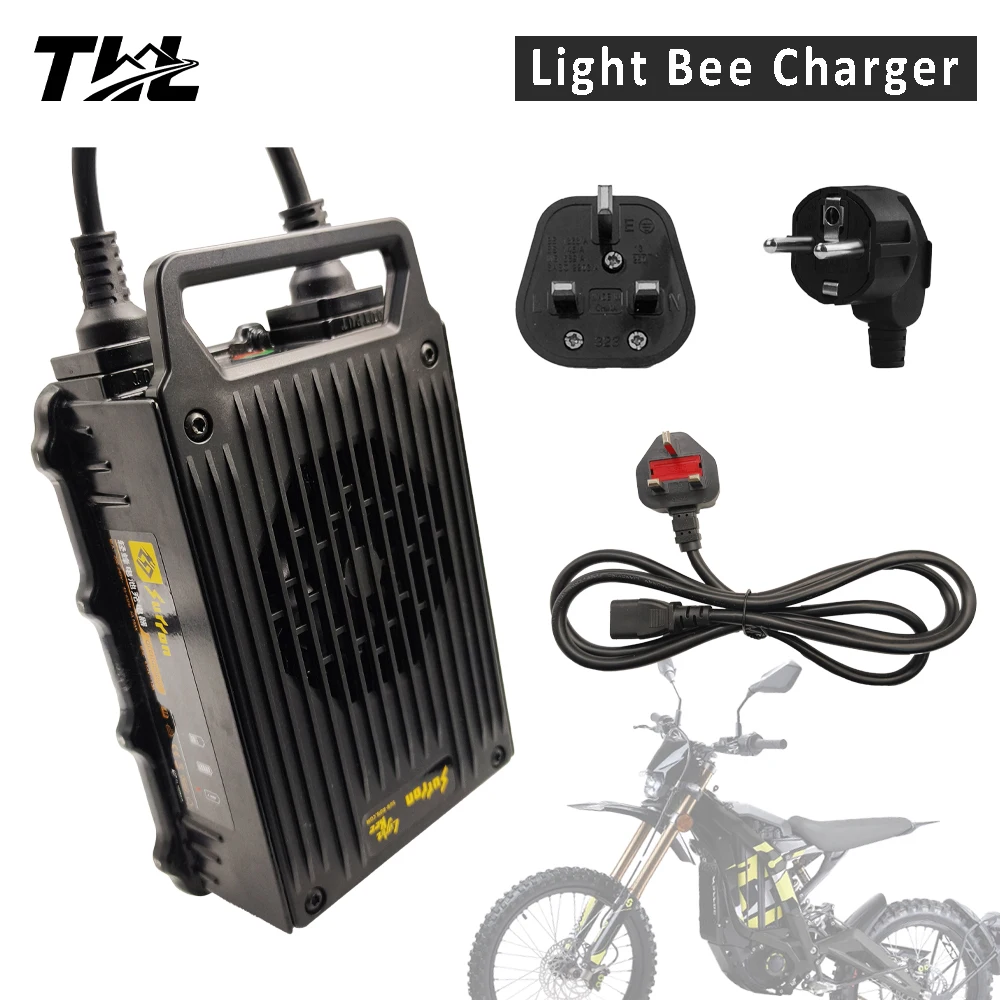 

For Surron Light Bee 67.2V Chargers Voltage range 200~240V Portable NCM Battery Charging Multiple plug specifications