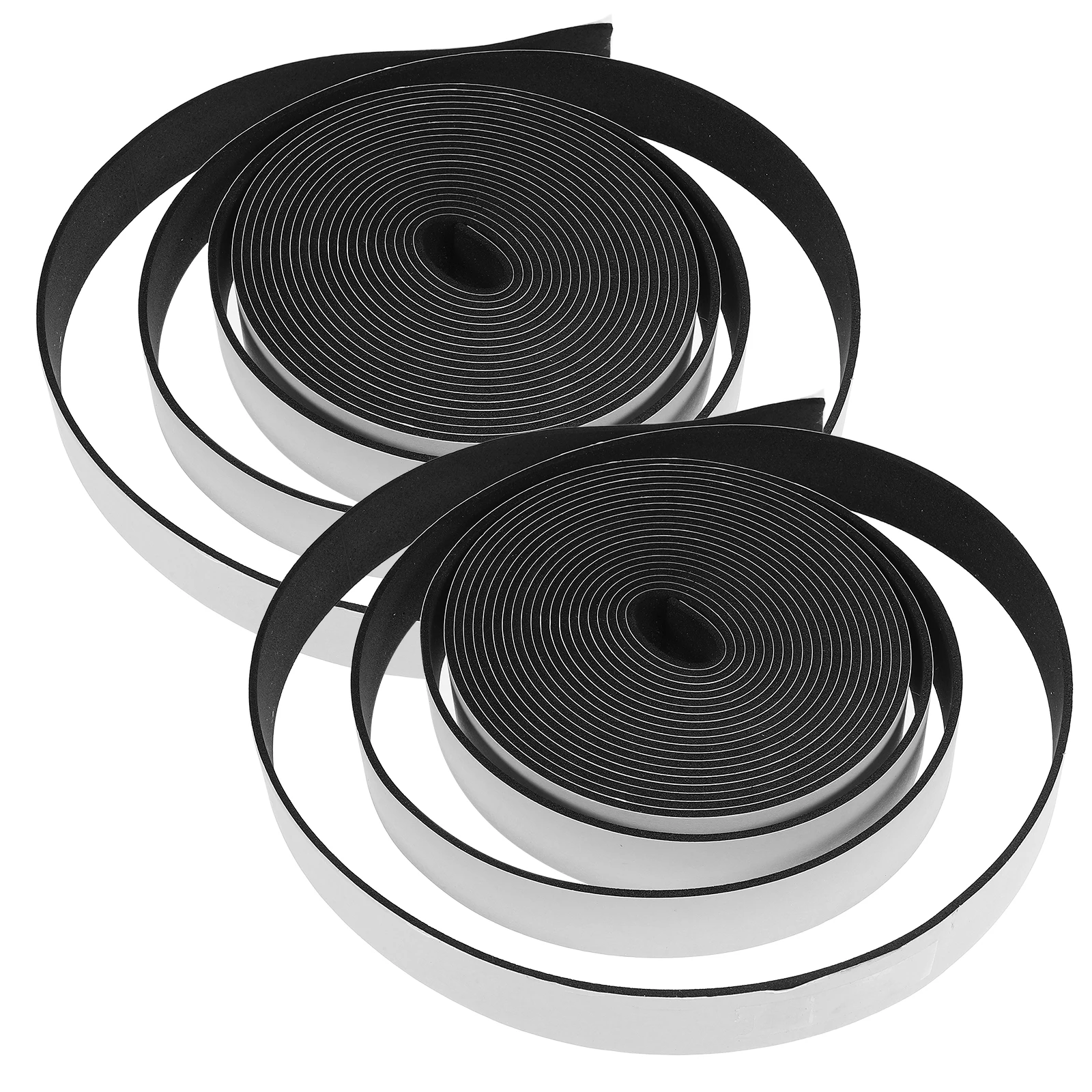 

2 Rolls Soundproofing Tape Anti Vibration Collision Strip Self Adhesive Sound Insulation Weather Stripping Door Seal Strip