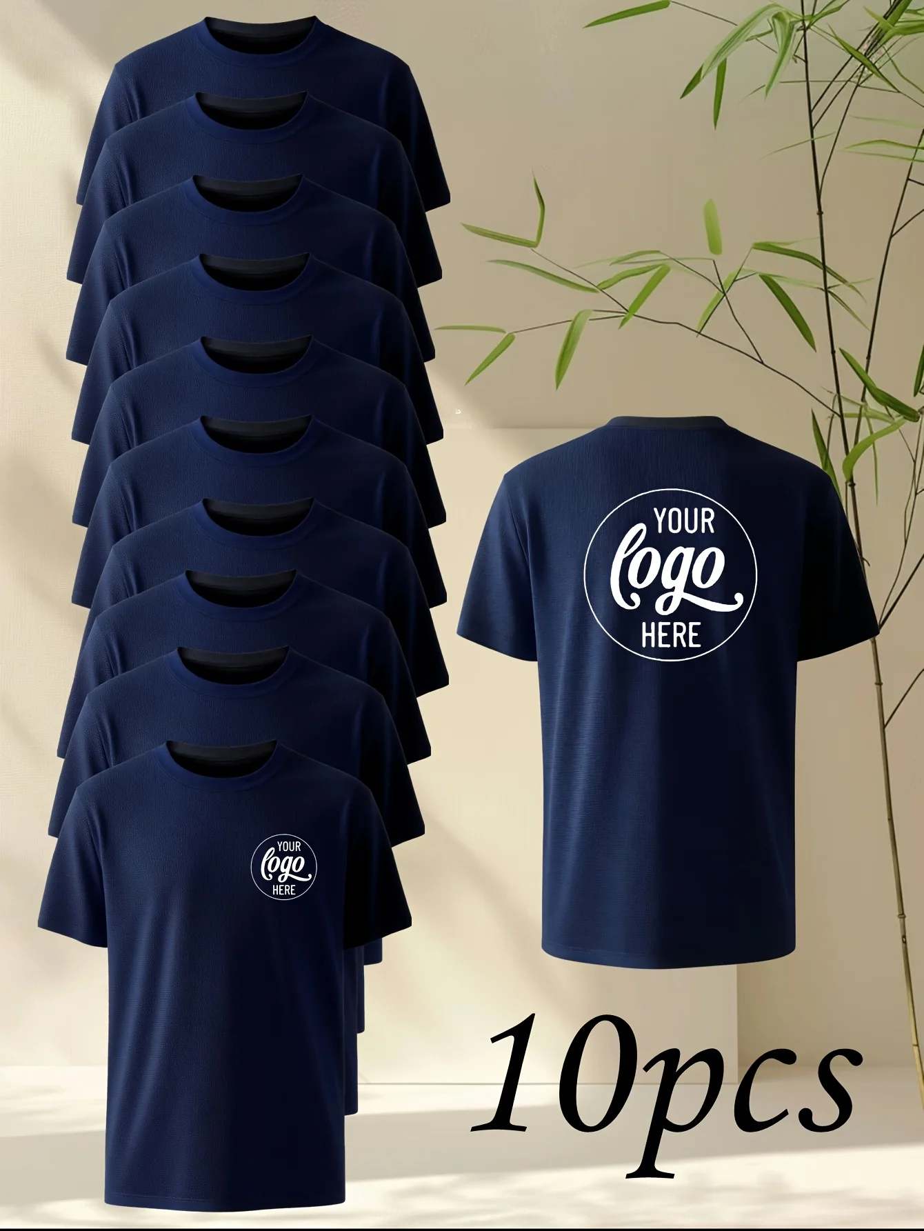 (Custom Gift) 10 Custom T-Shirts for Men and Women, with Personalized Text, Photos, or Logos Printed on Chest and Back, DIY - view 5