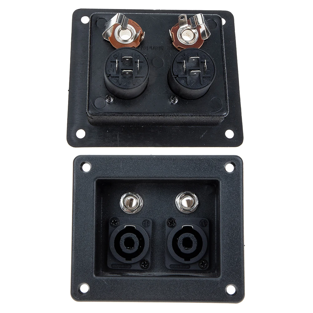 

2pcs Speaker Rear Wiring Board Terminal Binding Post Loudspeaker Connector Subwoofer Box Easy Installation Versatile Connection