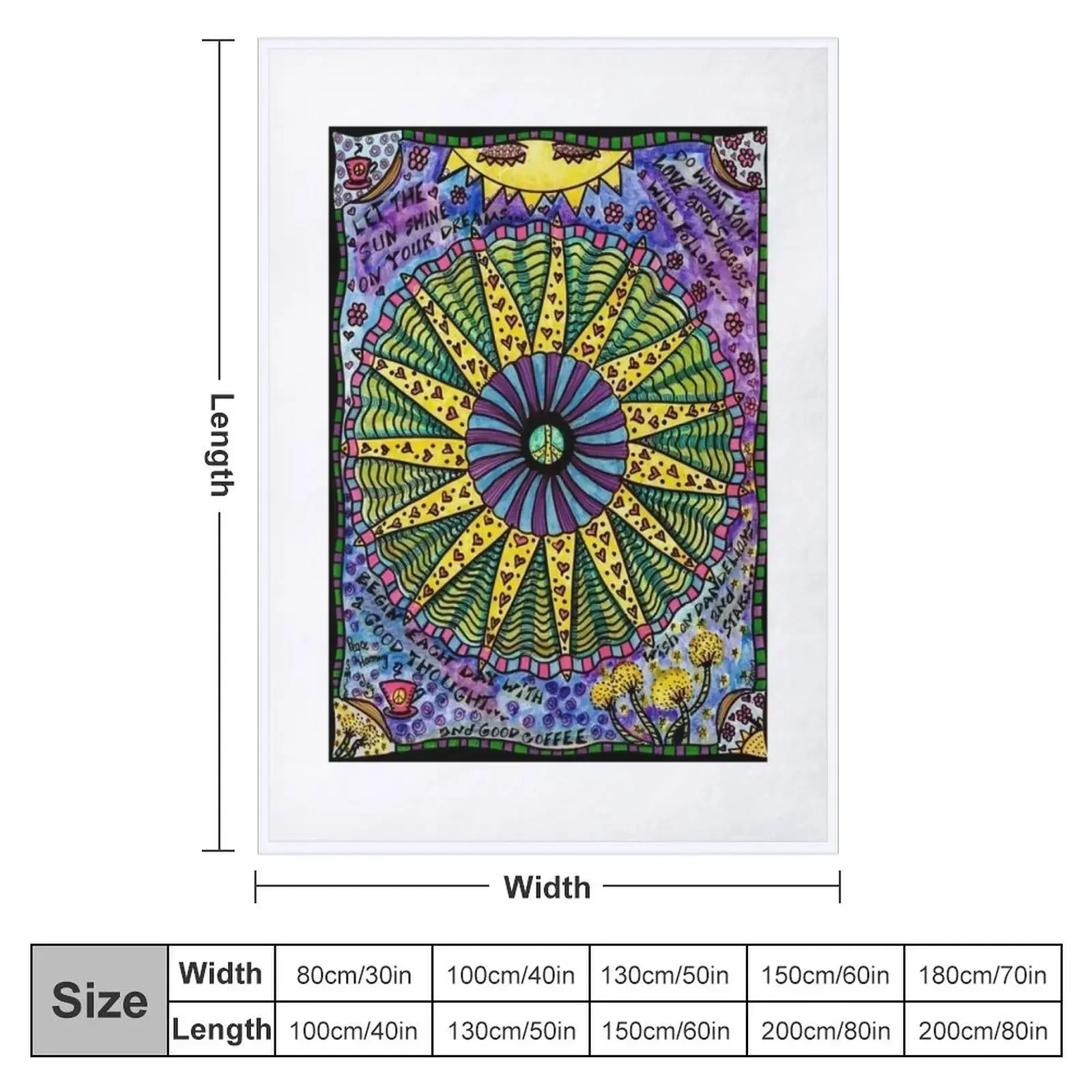 Let Peace In, Featured On CBS Sunday Morning Throw Blanket Thermals For Travel Thins Thin Baby Hair Decorative Sofas Blankets