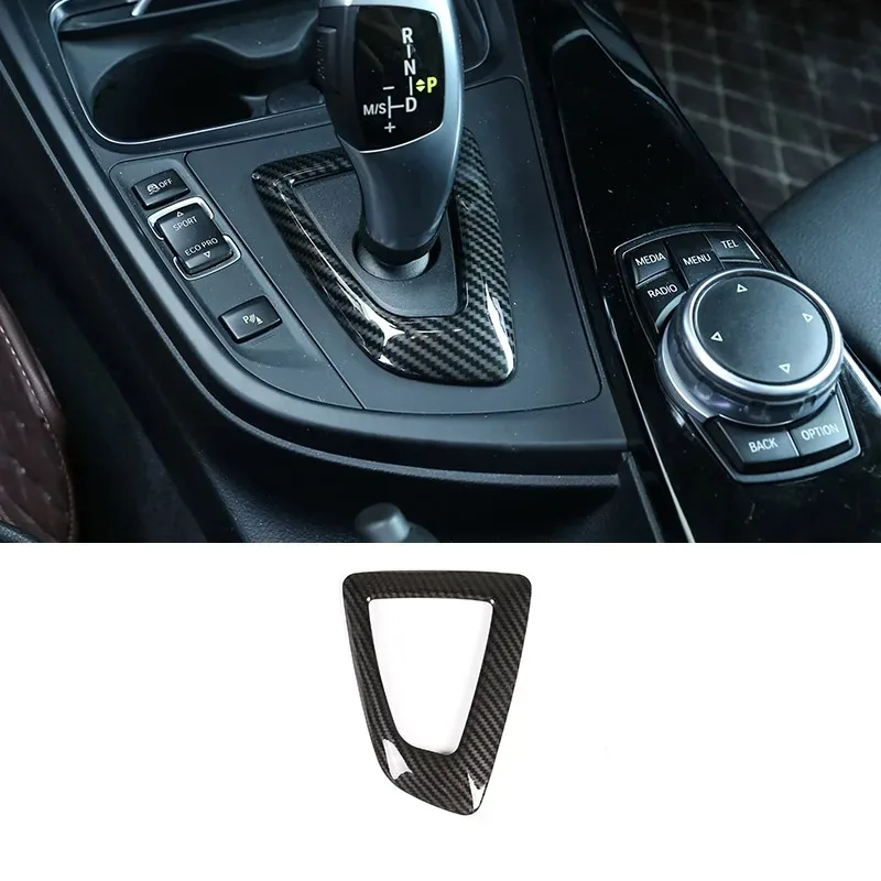 Gear Shift Frame Trim Handle Base Cover Sticker For BMW 1 2 3 4 Series F20 F21 F22 F23 F30 F34 F35 F32 F33 F36 Car Accessories