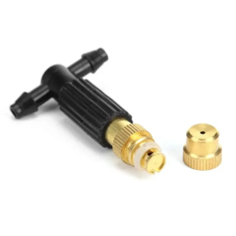 Irrigation System Adjustable Atomizing Nozzles Brass Construction Complete Misting Kit Easy To Install Misting Applications