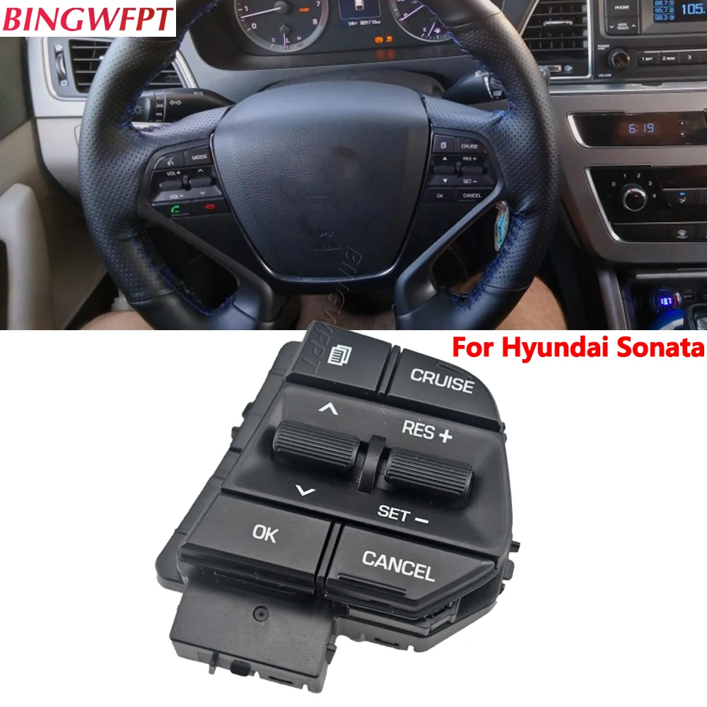 

Button Switch For 2015 2016 2017 Hyundai Sonata 96700-C1510 Cruise Control Multifunction Steering Wheel car accessories Right