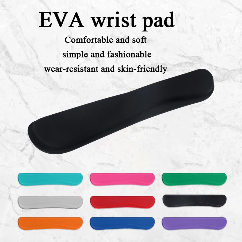 Keyboard Pad Wrist Rest Pad Mouse Mat Wrist Support Mouse Pad Durable Easy Typing Non-Slip Pain Relief Memory Foam