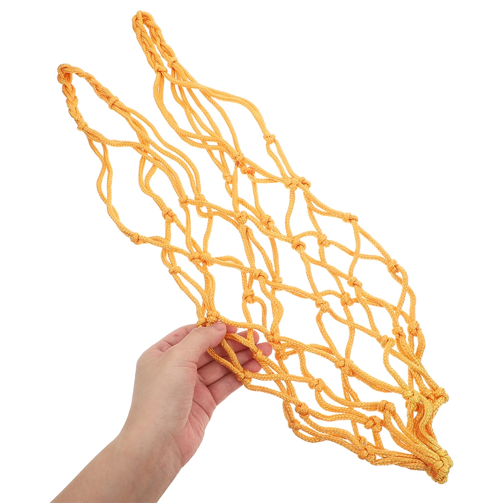 

2Pcs Hanging Nylon Mesh Livestock Feeding Net Slow Feed Hay Bag Goats Cattle Goat Feeder Goat Hay Feeder