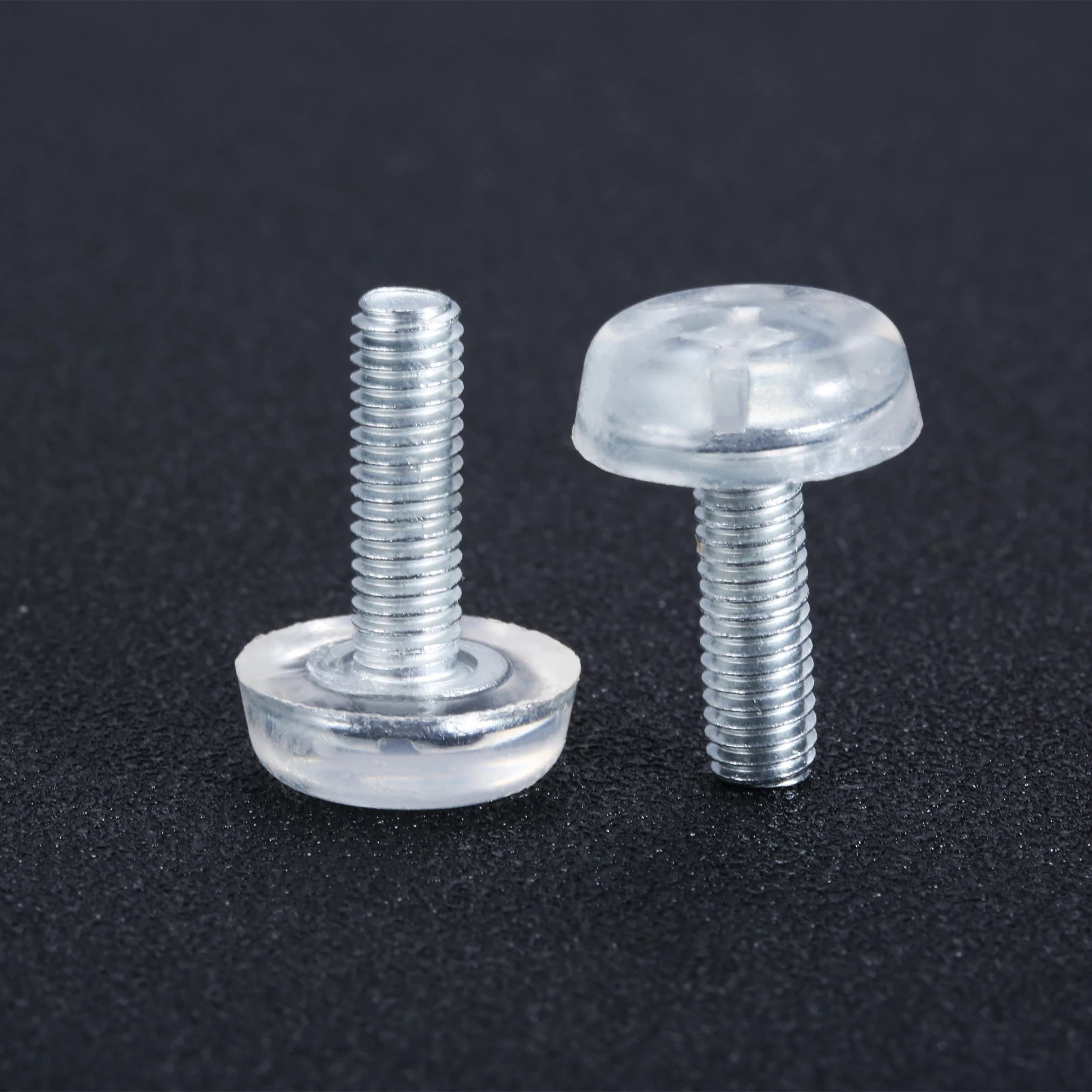 10 Teile/los Transparent Möbel Richtmaschinen Gewinde M6 Möbel Glide Nivellierung Füße Einstellbare Leveler Pads für Tisch Stuhl Bein