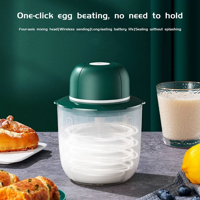 250Ml Cordless Mixer per alimenti a mano frullino per le uova elettrico frullatore per crema al latte USB ricaricabile per carne aglio verdura