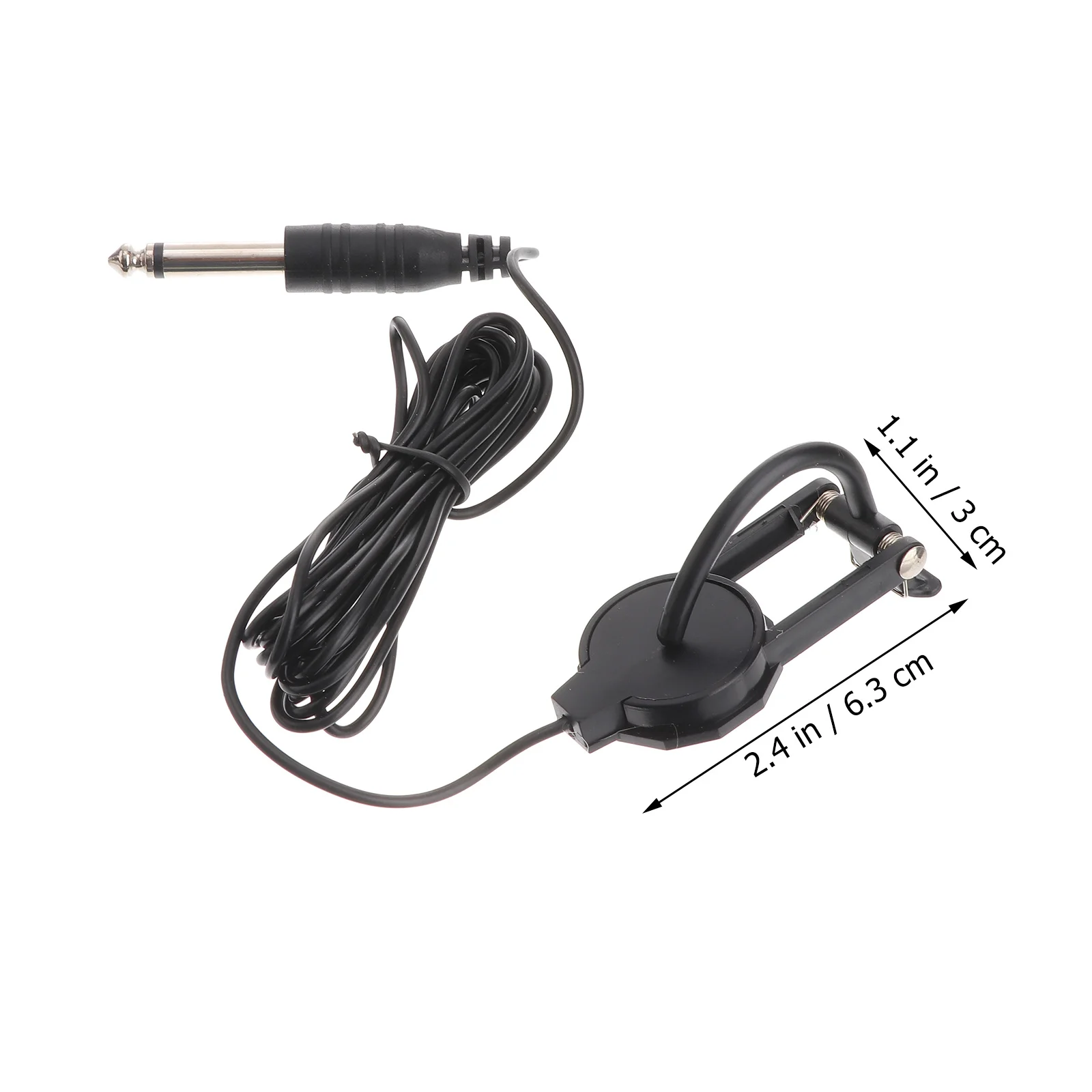 

6.35mm Jack Clip-on Pickup Violin Guitar Acoustic Mandolin Banjo Ukulele Lute Clear Sound Noise Isolating Pickup