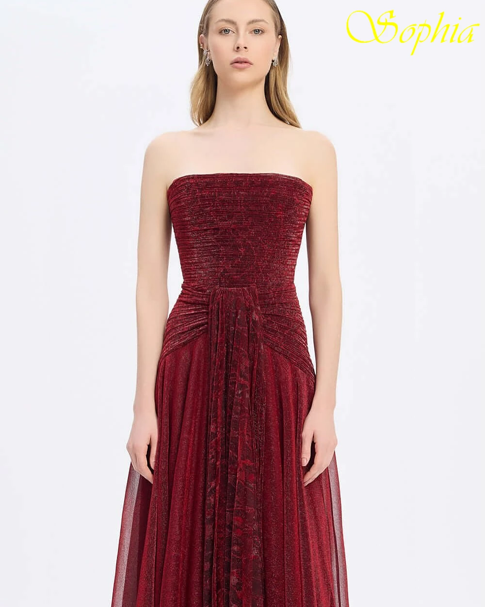 

Элегантное вечернее платье трапециевидной формы без бретелек без рукавов по индивидуальному заказу, современные нежные платья на заказ, модное вечернее платье для выпускного вечера