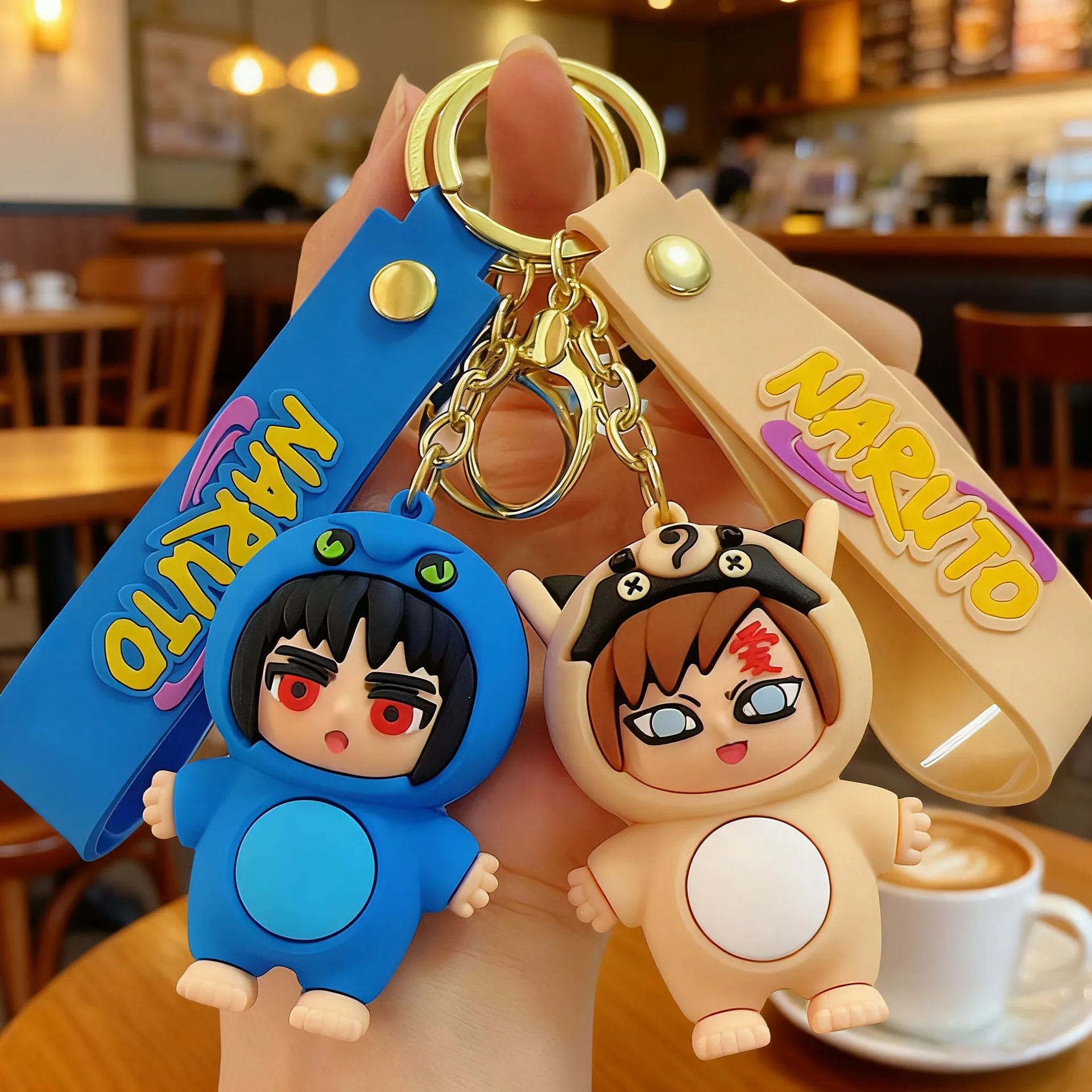 New Naruto keychain drag doll student schoolbag pendant car accessories couple small gifts wholesale