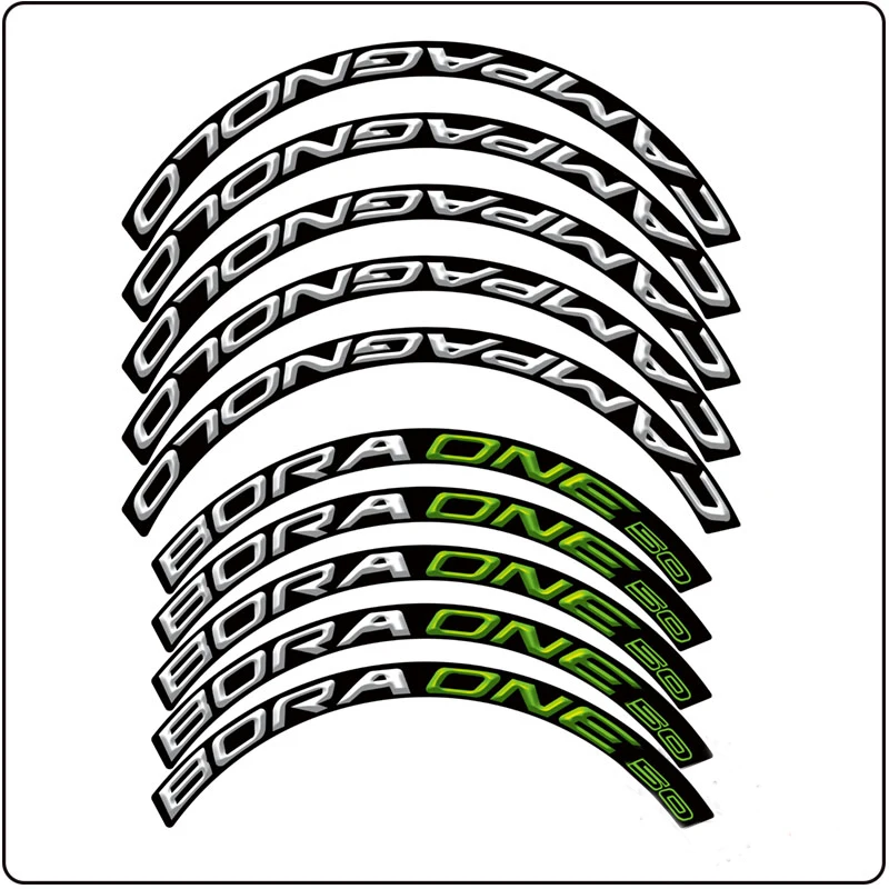 ONE 35/50 Bicycle Wheel Stickers Road Bike 700C WheelSet Film MTB Rim Decals Cycling Reflective Sticker Bicycle Accessories