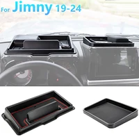 Caja de almacenamiento para consola central Suzuki Jimny JB74 JB64 2019-2023 2024 2025, bandeja organizadora para tablero, accesorios interiores Jimny