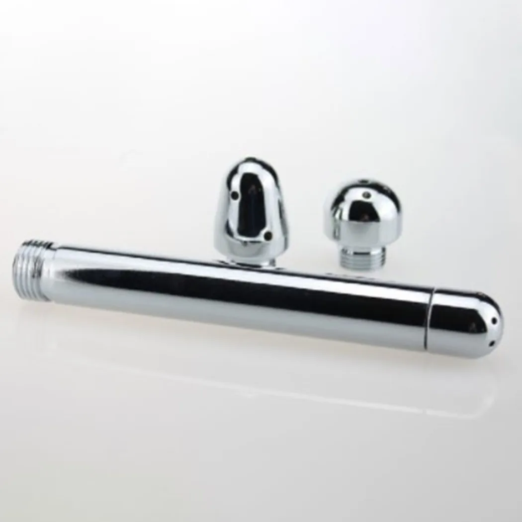 دش حقنة شرجية فوهة ماء 3 نمط رئيس الشرج دوش المهبل القولون أداة نظيفة تنظيف أداة الشرج حقنة شرجية الألومنيوم حقنة شرجية دش #1