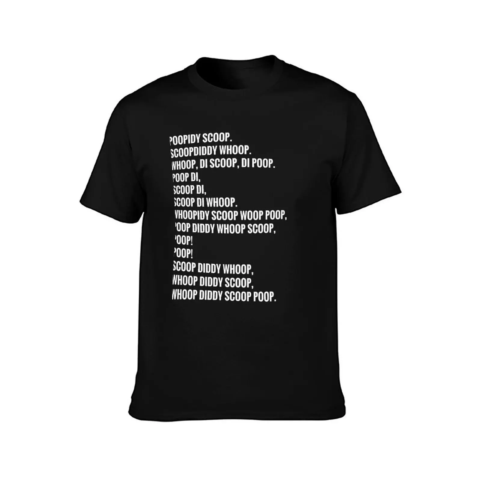 POOPIDY SCOOP T-Shirt Daily Wear Plain Short Sleeve Shirt