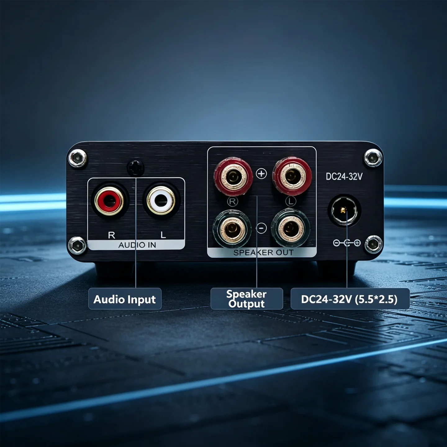 YJCO TPA3250 Leistungsverstärker 2-Kanal HiFi Klasse D Digital 2x130W Hochleistungs-Audiophiler Stereo-Audioverstärker D130C – Detail 5