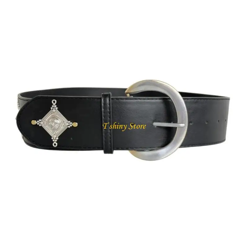 N58F Unisex PU Belt Scratch Proof Fastener Suitable For Formal And Casual Occasion 109Cm Length