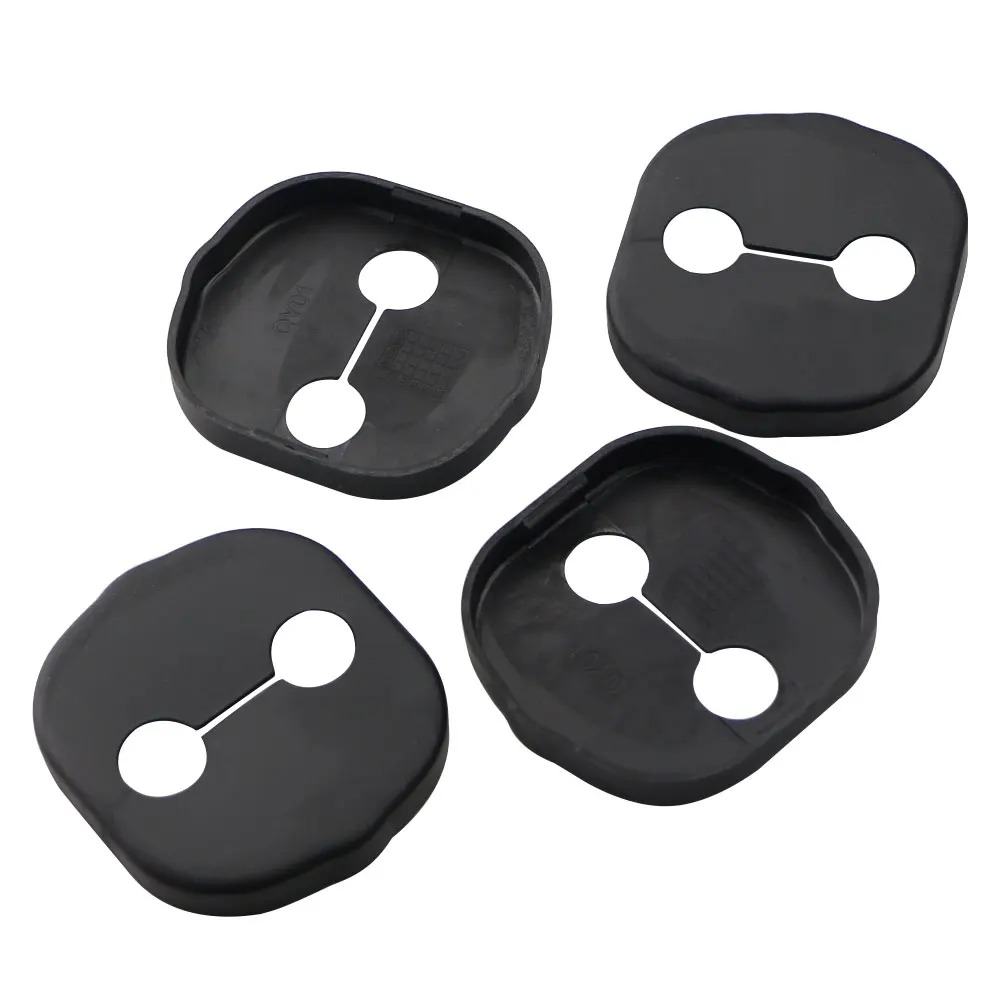 4Pcs ABS Car Door Lock Cover Protector Covers Case for Kia Rio 5 Mohave Morning Rondo 7 Carens Koup Optima Accessories