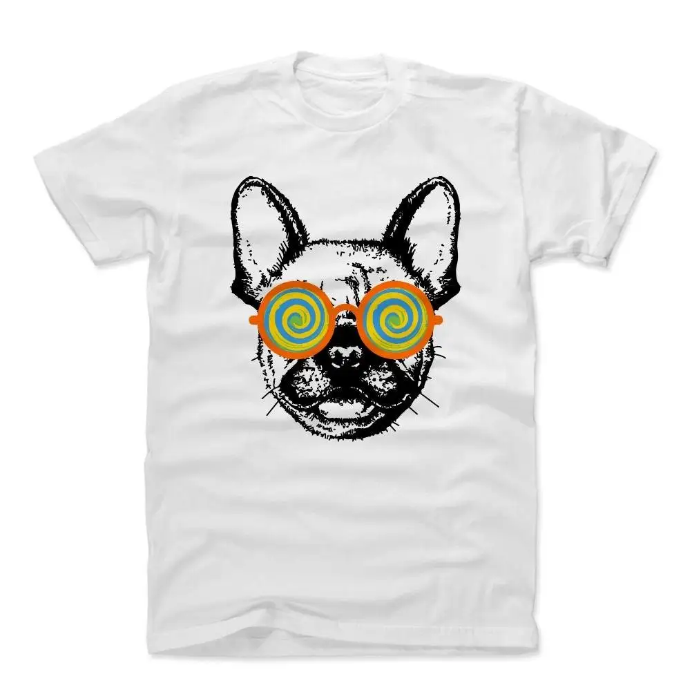 French Bulldog Men's Cotton T Shirt Dogs Animals Frenchie Shades