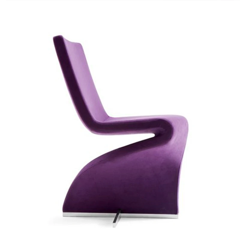 Elegant modern fiberglass multi-color living room hotel chair