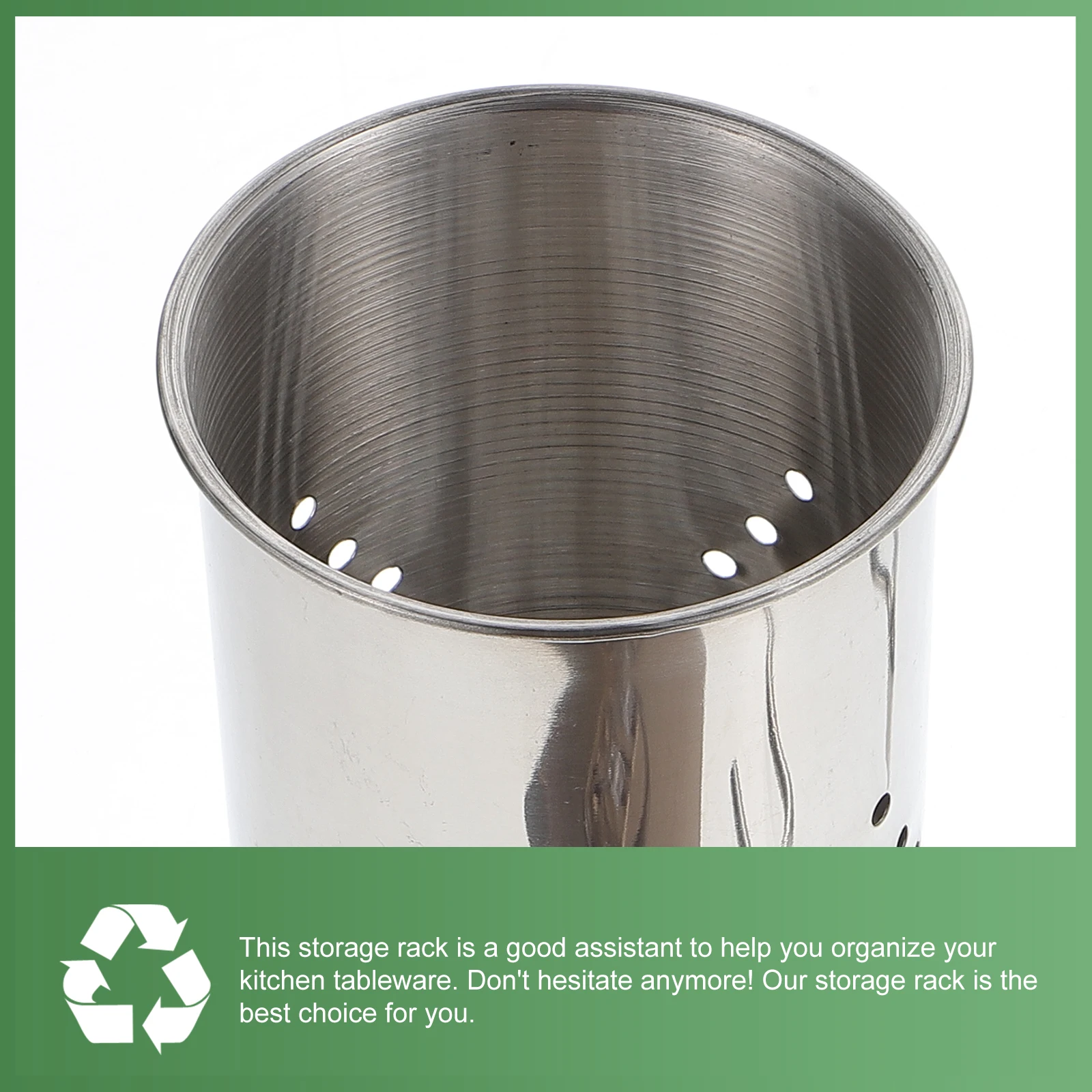 2Pcs Stainless Steel Chopstick Storage Holder Wall-Mounted Kitchen Rack with Drain Tray Adhesive Design No Nails Needed Spoon