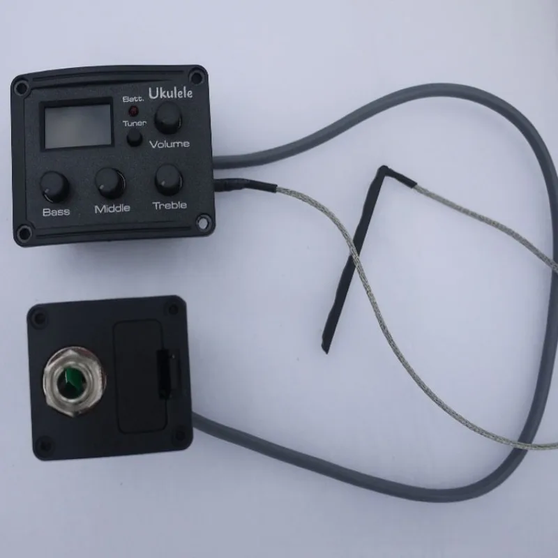 Four Paragraphs Ukulele Pickup Mini  High-quality Sturdy Durable LED Tuner Ukulele Pickups Musical Instrument Accessories