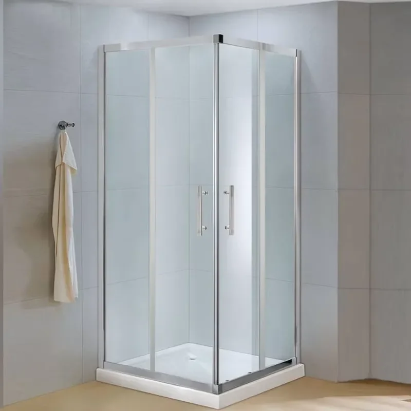 CE Certified Prefabricated Modern Shower Room Set Aluminum Frame for Hotel Apartment Bathroom