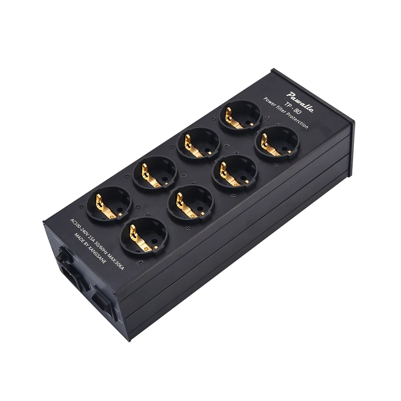 Imagem -06 - Aiyima-smsl Pawalle Power Filter Purificador de Áudio Soquete Duplex Stage Filter Padrão Europeu Bits 3000w 15a Paiwa Tp80