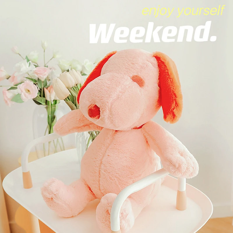 

50-120 см Снупи, плюшевые игрушки, мультяшные плюшевые аниме, подушка на день рождения, диван, спинка, собака, кукла ярких цветов, детский рождественский подарок