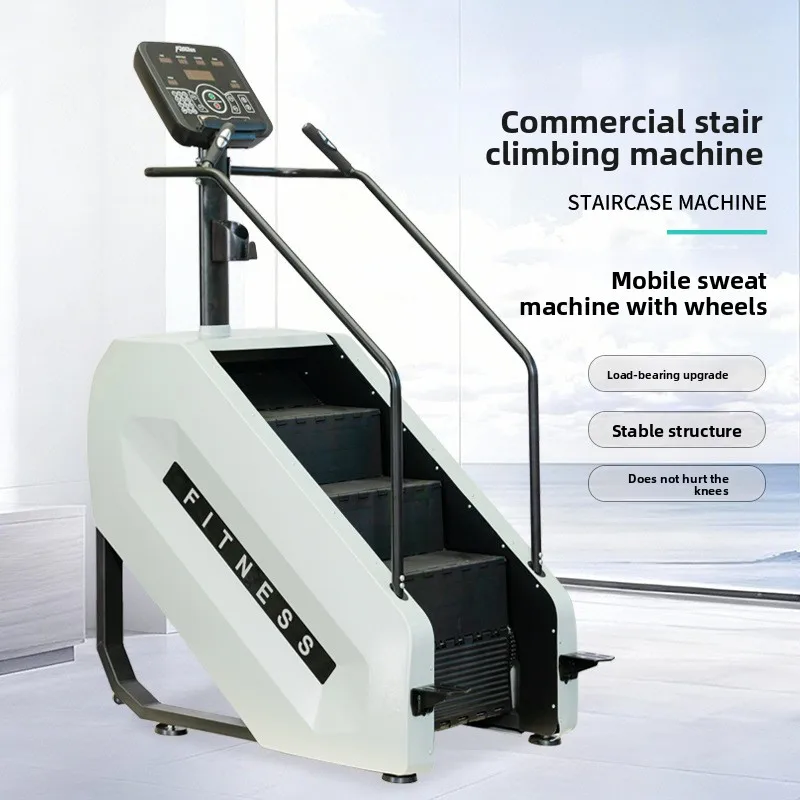 Indoor Commercial Stair Climber, Aerobic Stepper Workout Machine, Smart Gym Climbing Trainer for Leg Muscle Cardio Exercise