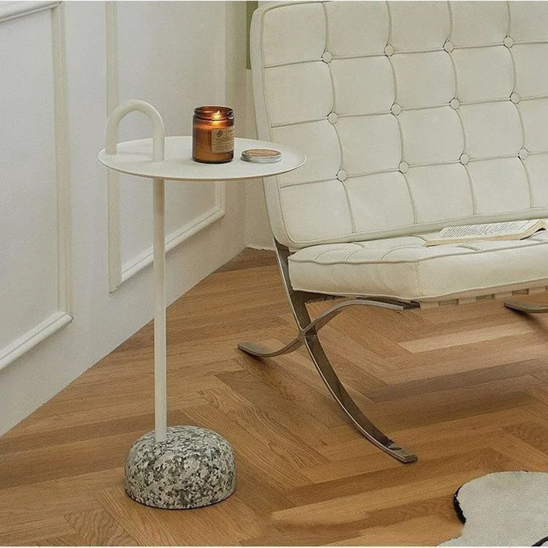 Mesas de centro nórdicas con Base de mármol para sala de estar, mesa de té de lujo, mesas laterales creativas portátiles, diseño de decoración de