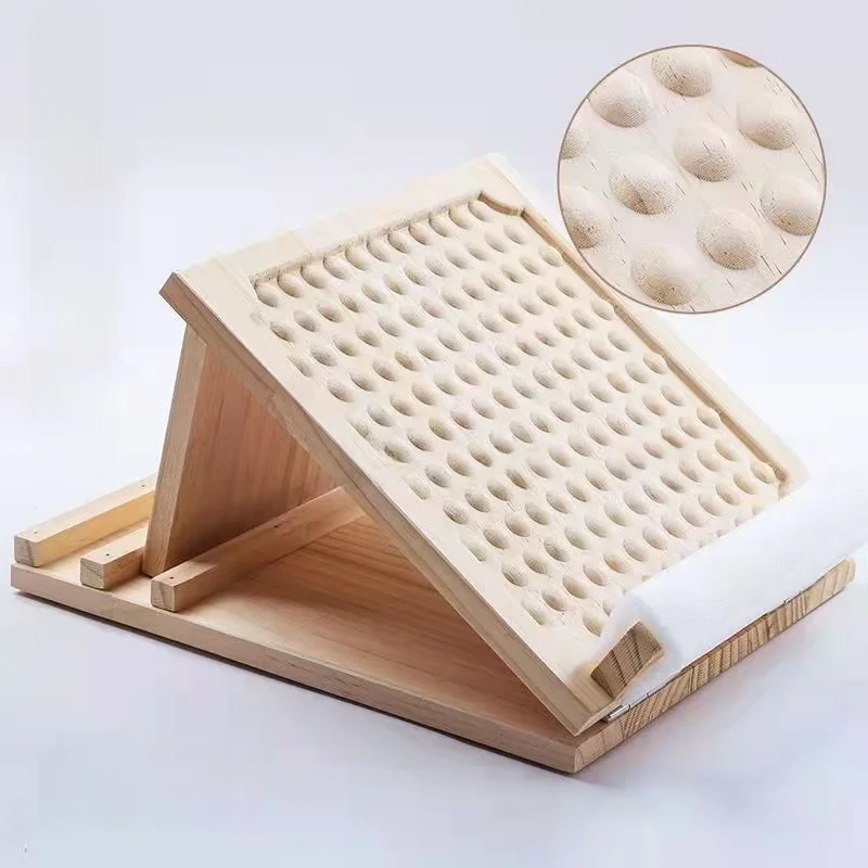 

Доска для растяжки из новозеландской сосны, массажер для стоп, инструмент для похудения и коррекции ног, для домашнего использования