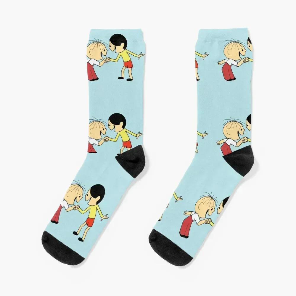 

Bolek and Lolek cartoons Socks luxe luxury christmas stocking japanese fashion Socks Male Women's