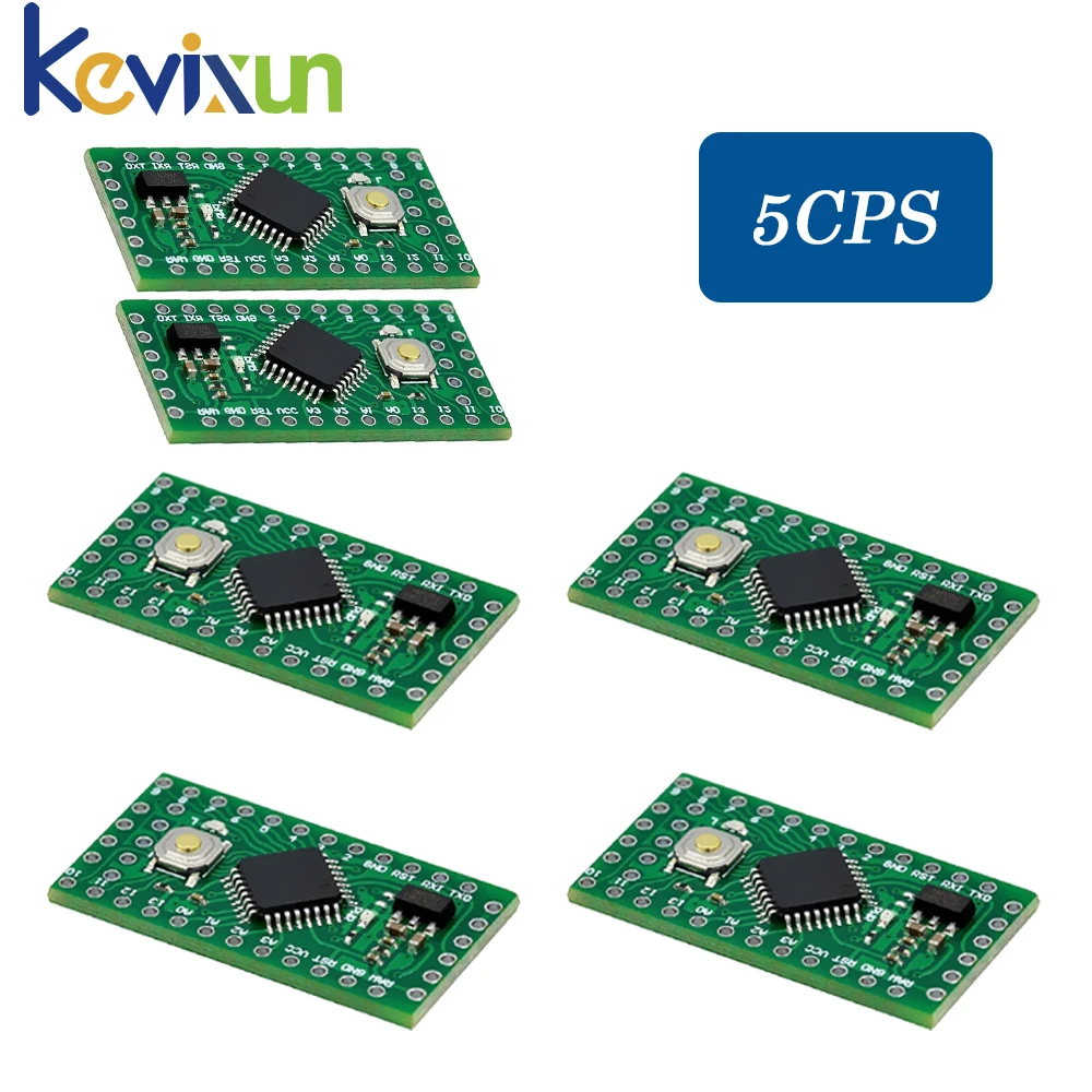 1-10 pz muslimatlqfp32 MiniEVB 3.3V / 5V sostituisce Pro Mini ATMEGA328P completamente compatibile per Arduino usa HT42B534-1 Driver