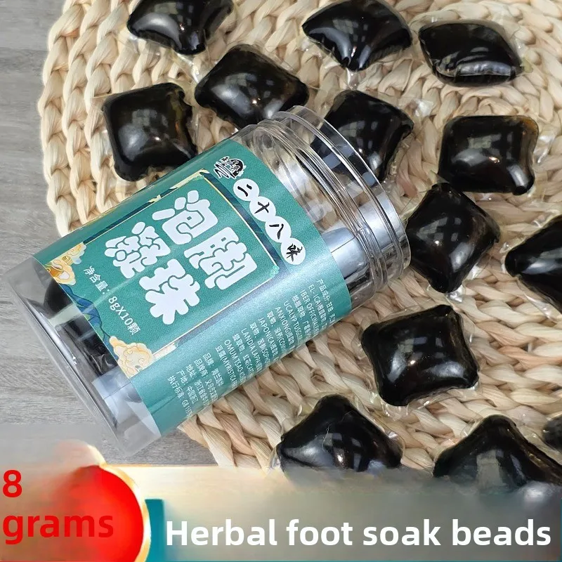 

Концентрированный шарик для ванны для ног, 28 чаров, 10 шт. Шипучие жемчужины для замачивания ног для релаксации и кровообращения, быстродействующий