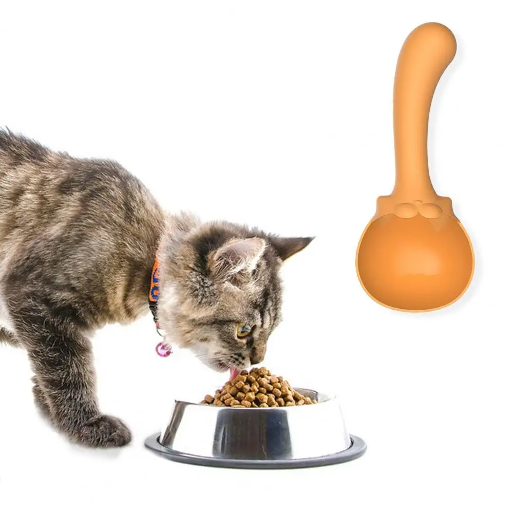 Space-saving Pet Spoon Multifunctional Pet Spoon Easy Feeding Space-saving Design Sealed Bag Easy-grip Pet Spoon with Sealing