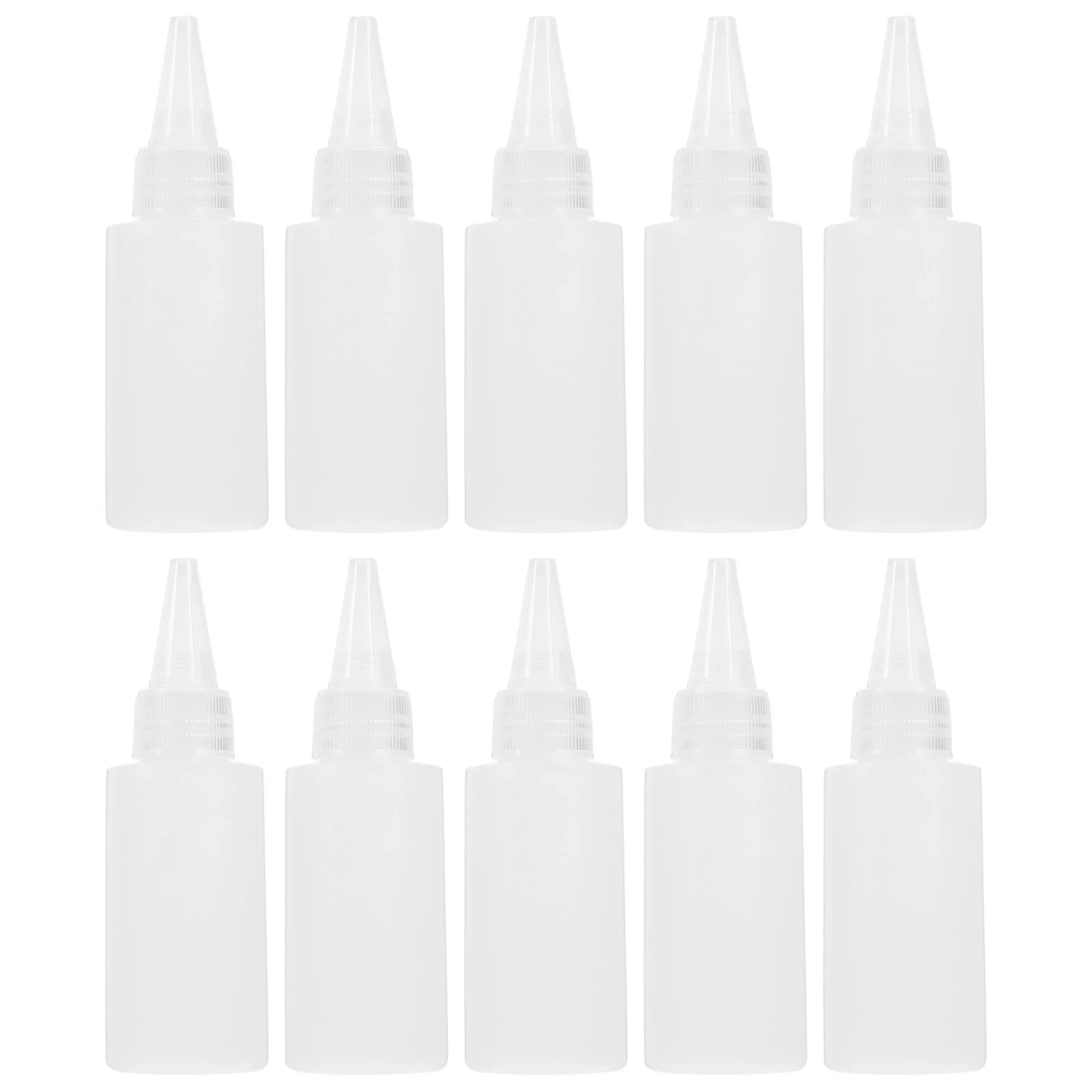 

100 Pcs Squeeze Bottle Squeezing Bottles Liquid Dispensing Acrylic Painting Refillable Translucent Ink Cold Water