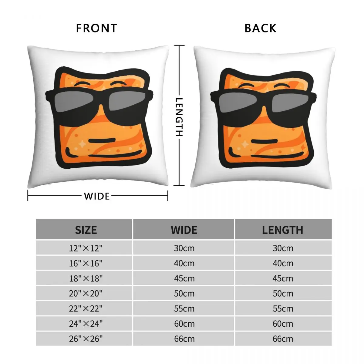 Cinnamon Toast Crunch Square Pillowcase Polyester Linen Velvet Pattern Zip Decor Pillow Case Room Cushion Cover Wholesale