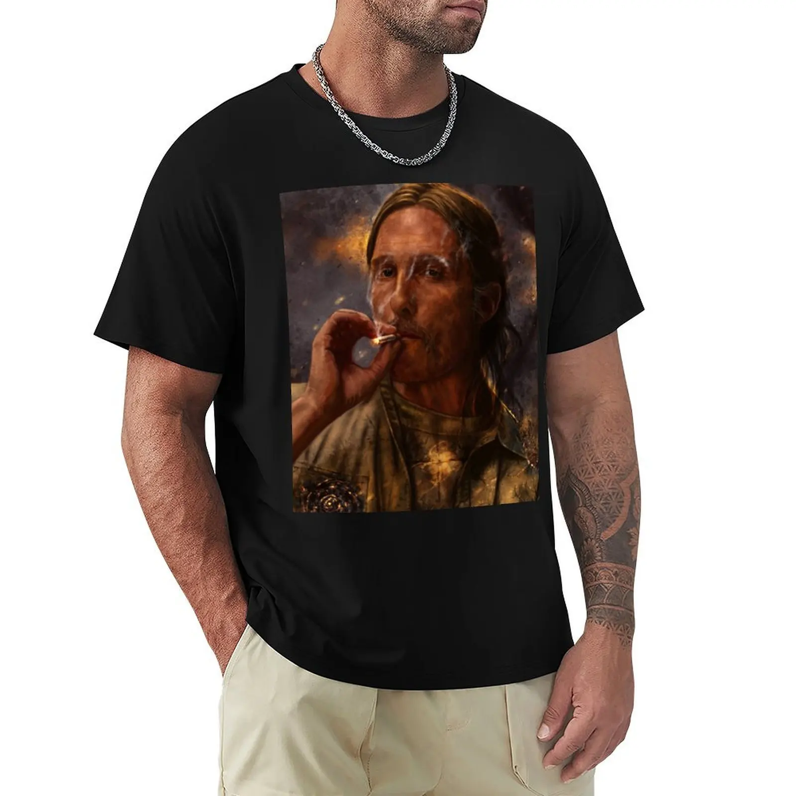 True Detective - Rust Cohle 2014 T-Shirt t shirts for man slim fit T-Shirt