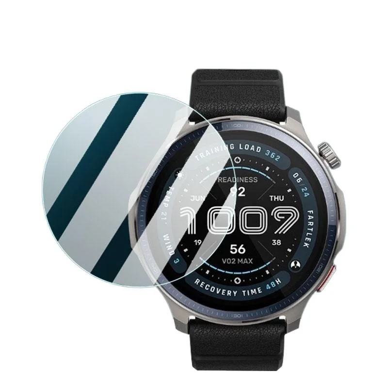 

​​For Amazfit GTR 42 47mm T Rex 2 3 T-Rex Pro 3 Ultra – Ultra-Clear Tempered Glass, Anti-Glare​​