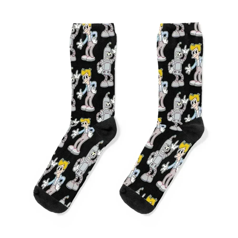 BENDER AND FRY Socks golf gift Socks For Men Women's